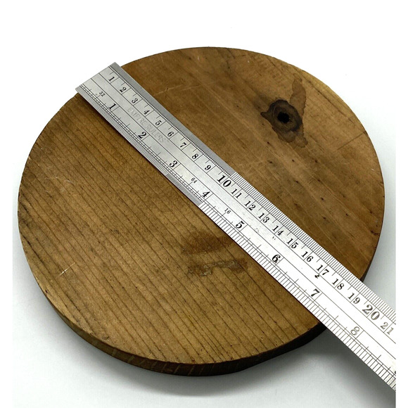 Vintage Ceramic Butterfly Trivet inset in‎ Wood Round 7.5" #2 - Picture 6 of 6